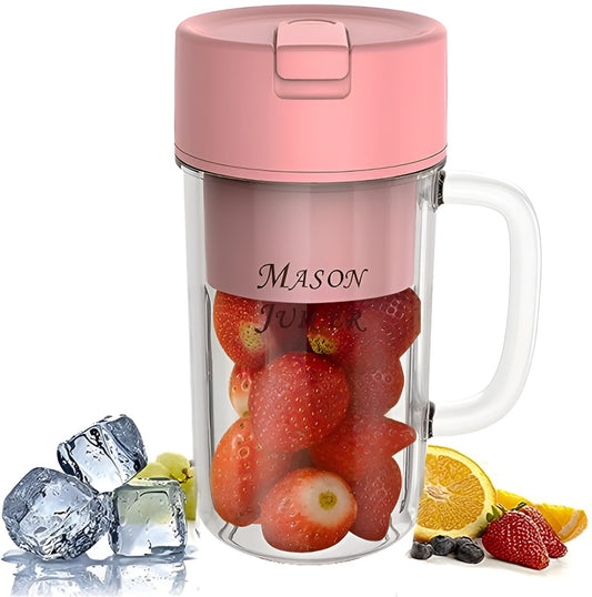 Portable Juicer Blender Cup with Straw – USB Rechargeable