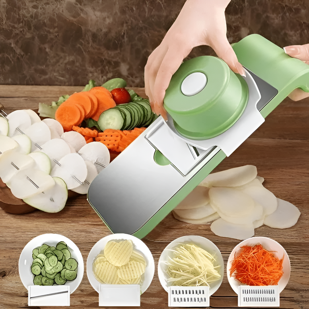 5-in-1 Multifunctional High-Quality Vegetable & Fruit Slicer